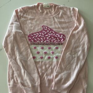 Crew cuts size 10 cupcake sweater